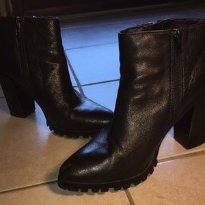 Black Combat booties